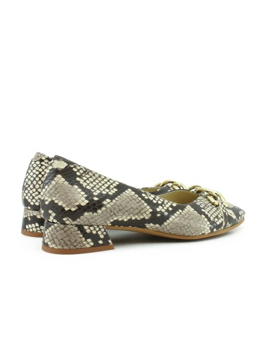 BAILARINA CADENA SERPIENTE BEIGE - KORTESY