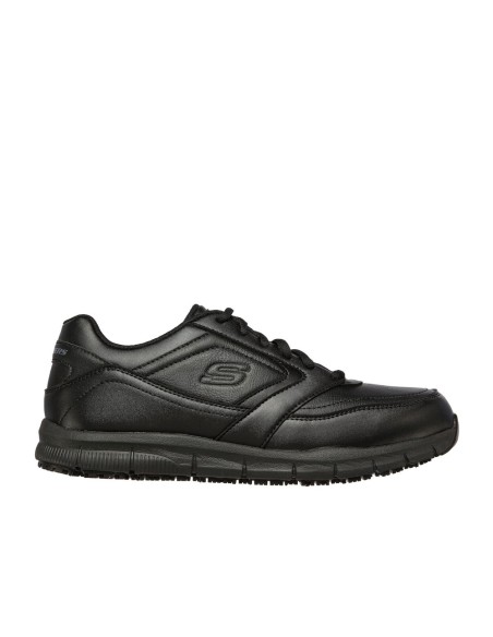 DEPORTIVO TRABAJO NEGRO - SKECHERS 77235