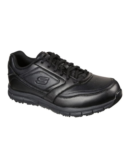 DEPORTIVO TRABAJO NEGRO - SKECHERS 77235