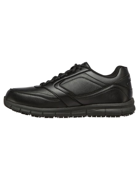 DEPORTIVO TRABAJO NEGRO - SKECHERS 77235