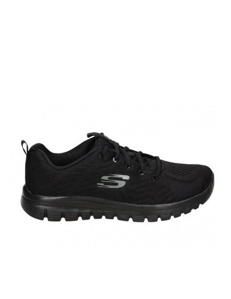 DEPORTIVO CALADO NEGRO - SKECHERS 12615