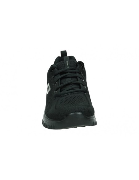 DEPORTIVO CALADO NEGRO - SKECHERS 12615