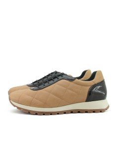 DEPORTIVO ENGUATADO BEIGE NEGRO