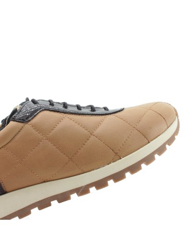 DEPORTIVO ENGUATADO BEIGE NEGRO