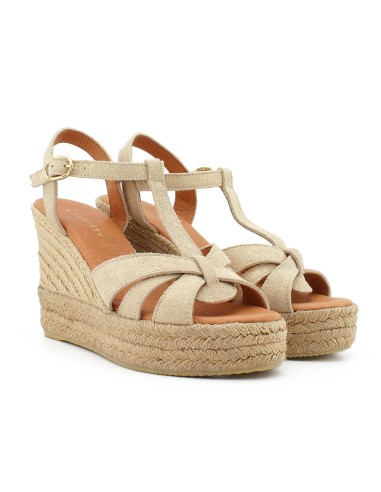 SANDALIAS ESPARTO SARITA BEIGE - KORTESY LAIA