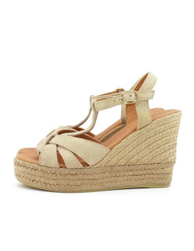 SANDALIAS ESPARTO SARITA BEIGE - KORTESY LAIA