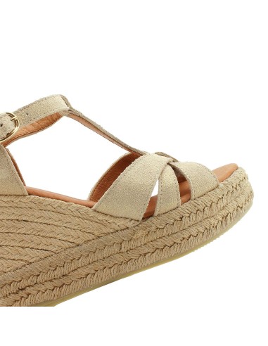 SANDALIAS ESPARTO SARITA BEIGE - KORTESY LAIA