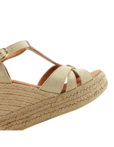 SANDALIAS ESPARTO SARITA BEIGE - KORTESY LAIA