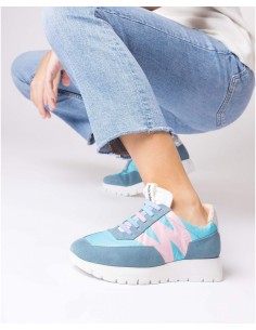 DEP. NYLON JEANS-BLUE