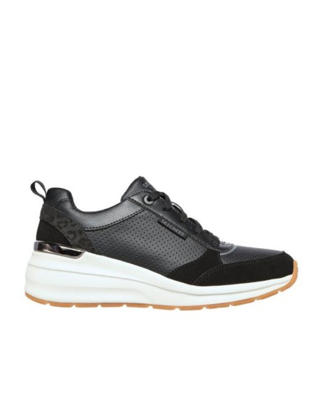 DEPORTIVO CUÑA NEGRO - SKECHERS 155616 BLK