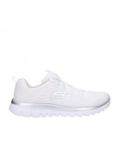 DEPORTIVO BLANCO PLATA - SKECHERS 12615