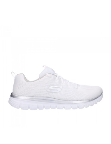 DEPORTIVO BLANCO PLATA - SKECHERS 12615