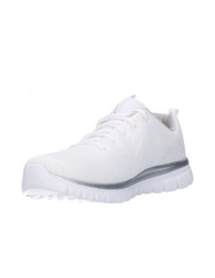 DEPORTIVO BLANCO PLATA - SKECHERS 12615