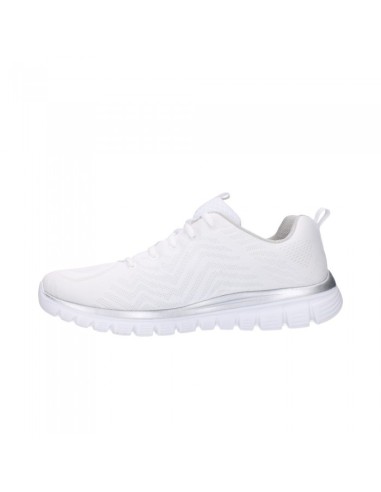 DEPORTIVO BLANCO PLATA - SKECHERS 12615