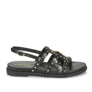 SANDALIA TACHAS NEGRA