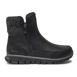 BOTINA LANA NEGRO SKECHERS