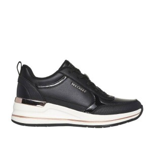 DEPORTIVO SKECHERS CUÑA NEGRO