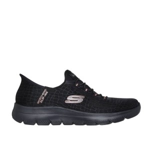 DEPORTIVO SKECHERS BRILLO SLIP-INS NEGRO