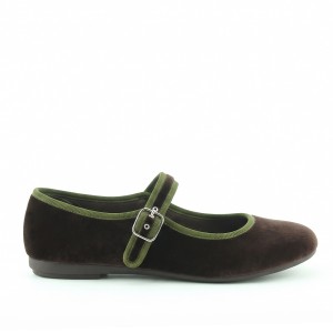 MERCEDES TERCIOPELO MARRON-KAKI